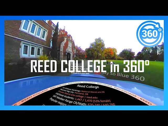 [2020] REED COLLEGE in 360° (driving campus tour)