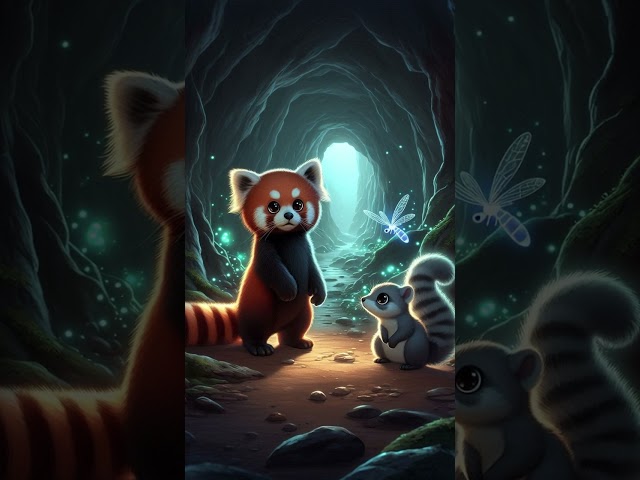 The Red Panda’s Brave Quest to Save the Moonlight