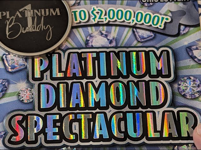 HUGE WIN!!!! Cannot Believe it $$PLATINUM Diamond Spectacular$$ Ohio Lottery Scratch Off Tickets