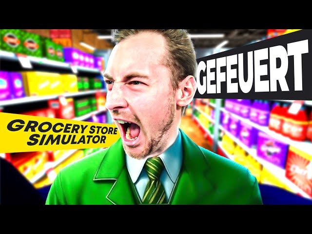 DU bist GEFEUERT!😡 | Grocery Store Simulator Koop🛒