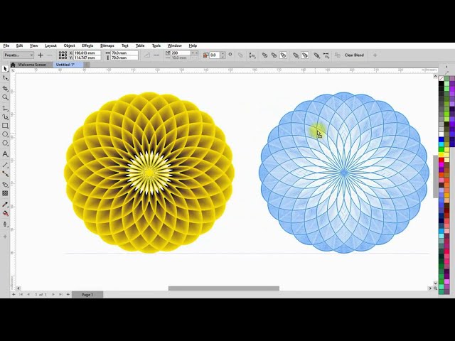 FLOWER DESIGN IN CORELDRAW// 3D CREATION/  #coreldrawtutorial  #3d #tutorial #youtubeshorts