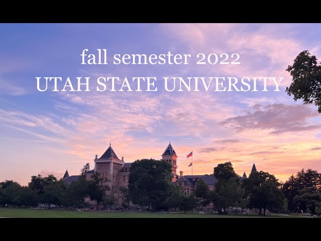 first semester recap fall 2022! - Utah State University