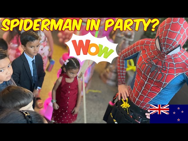 Spiderman at Birthday Party | Single dad vlogs #singlefather #indiandad