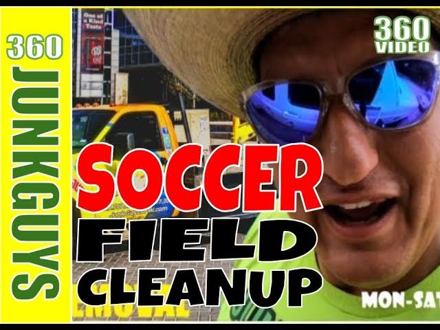 360 Video , Soccer Field clean out in Allen, TX / DfwJunkGuys.com