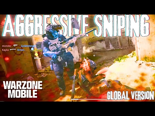 Rush Sniping in Global Version of Warzone MOBILE | iPhone 15 Plus