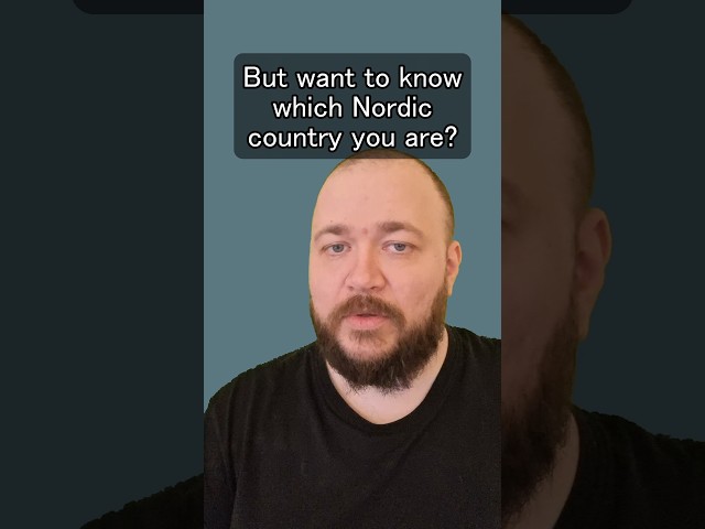 Which Nordic are you? #nordic #comedy #nordics #language #sweden #norway #denmark