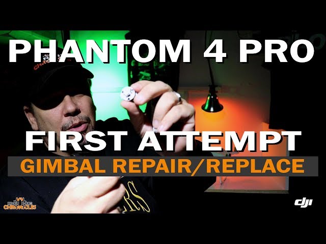 DJI Phantom 4 Pro Gimbal Repair | First Attempt