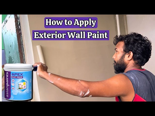 How to Apply Exterior Paint | Apex Exterior Paint Kaise kare | Best Exterior Paints for Walls