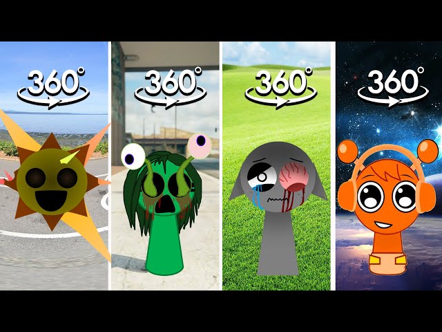 Find All Sprunki Incredibox | Finding Challenge 360º VR Video - TDC Tan