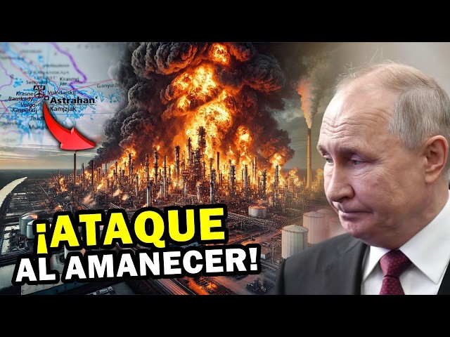 ¡UCRANIA GOLPEA el TALÓN de AQUILES de PUTIN! CONVIERTE la MAYOR REFINERÍA de RUSIA en un INFIERNO!