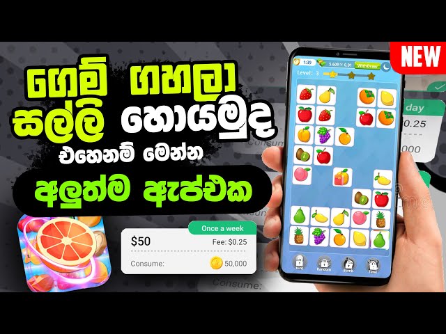 New earning app (World fruit link) Make money online emoney srilanka