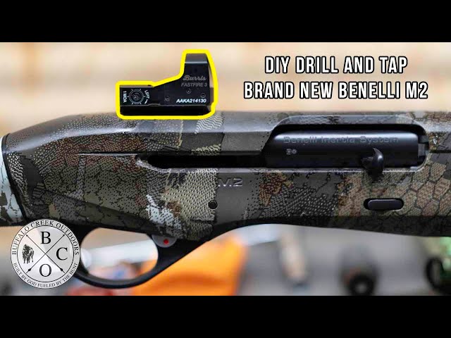 DIY Drill and Tap Benelli M2 | Building The Ultimate Turkey Gun | Done in 30 minutes