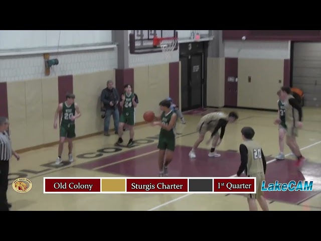 Old Colony Boys Basketball vs Sturgis Charter West, 2-3-25