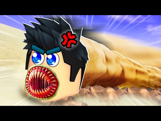 REDKILL DEVIENT LE PLUS GRAND VER DE SABLE DE ROBLOX ! Be a sandworm