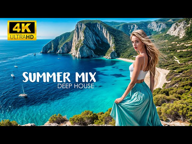 4K Santorini Summer Mix 2024 🍓 Best Of Tropical Deep House Music Chill Out Mix By Masew Deep #2