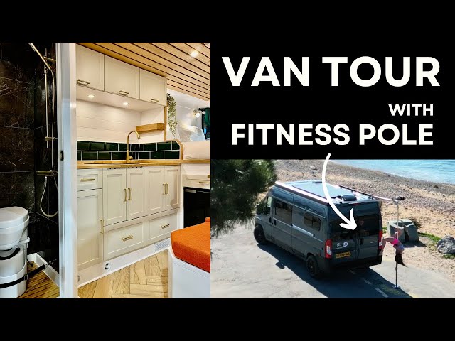 Van Tour - 3 Berth Campervan with Fitness Pole, Shower and NO Gas! Promaster/Ducato/Relay