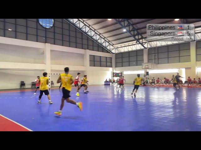 🇵🇭 Philippines 18 - 26 Singapore 🇸🇬 | 🧔‍♂️ | SEAHAF Handball Championship 2025 : Men Round-robin