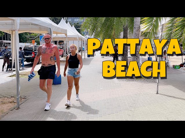 【🇹🇭 4K】Pattaya 2022 Beach Road - Morning Walk Thailand