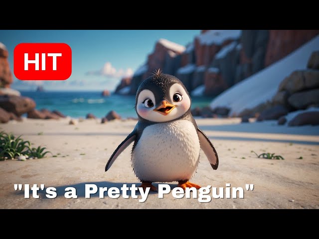 Song about Penguin "It's a Pretty Penguin" - Kids Song - Children Music