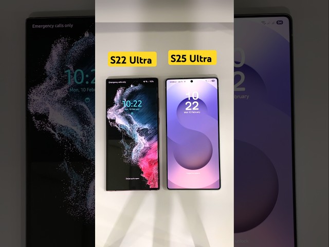 S22 Ultra Vs S25 Ultra Boot Test #s25ultra #samsung #shorts #youtubeshorts