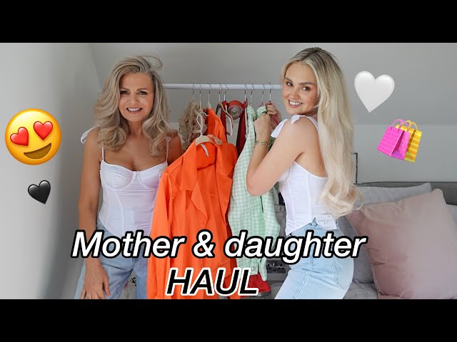 MUM VS. DAUGHTER TRY ON SUMMER CLOTHING HAUL