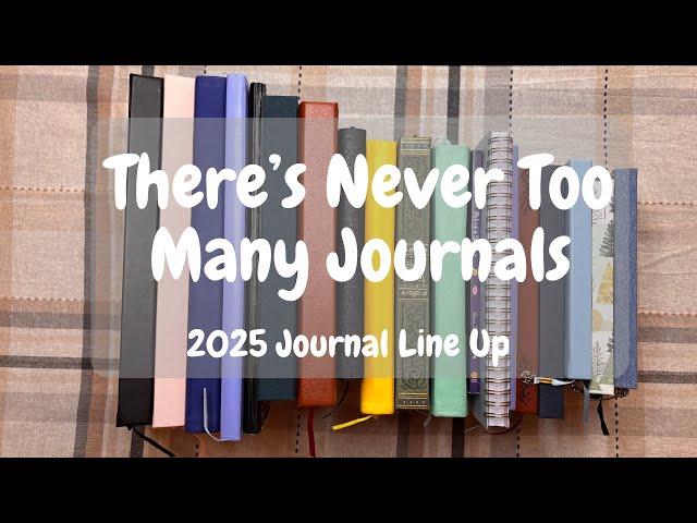 My Updated 2025 Planner/Journal Line-Up