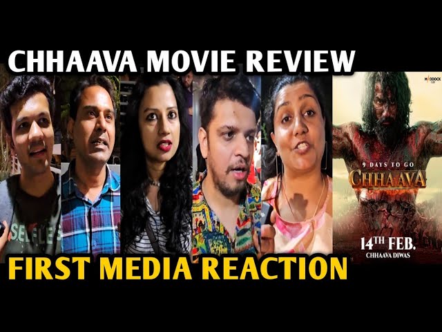 Chhaava Movie Review | Media Reaction | Vicky Kaushal | Rashmika Mandanna | Akshay K | Mumbai