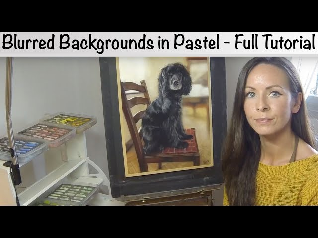 Painting Blurred Backgrounds in Soft Pastel