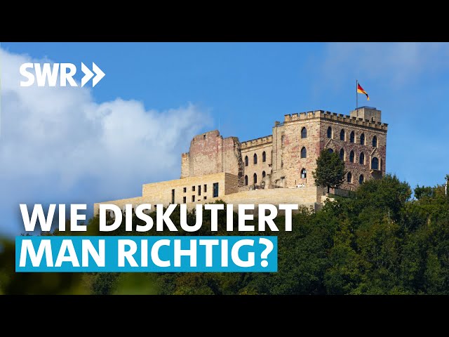 Wir brauchen Debatten! | Demokratie-Forum aus dem Hambacher Schloss