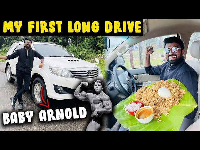 MY FIRST LONG DRIVE - Baby ARNOLD !! Highway Biryani & Chai in Fortuner | DAN JR VLOGS