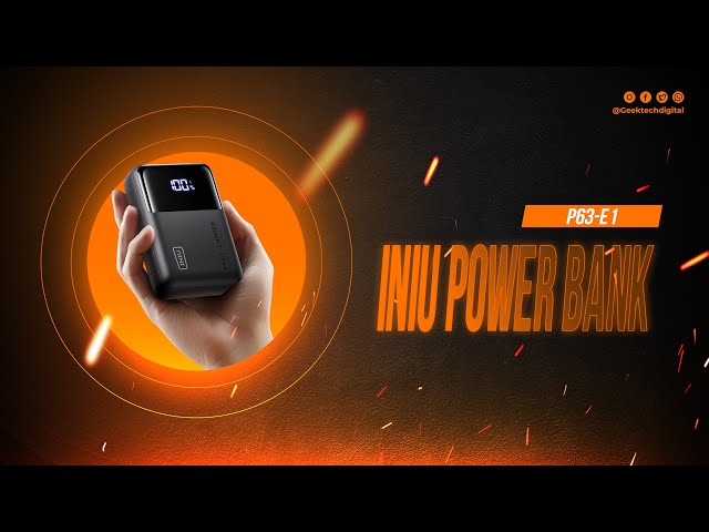 Title: INIU Power Bank 20,000 mAh - Mobile Power at Your Fingertips