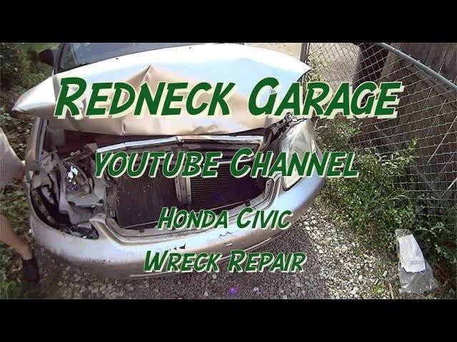 Front End Wreck Repair 2000 Honda Civic