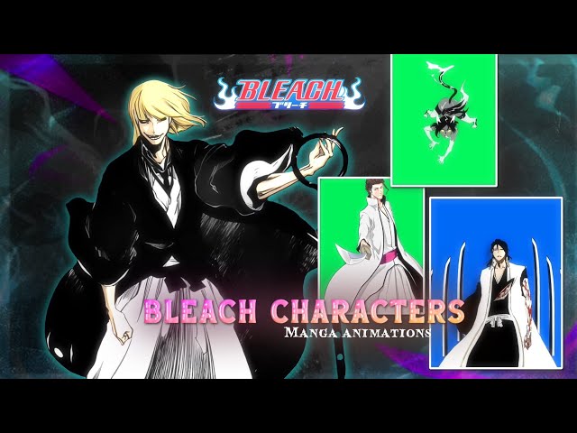 30+ bleach manga animation green screen | bleach tybw manga animations green screen