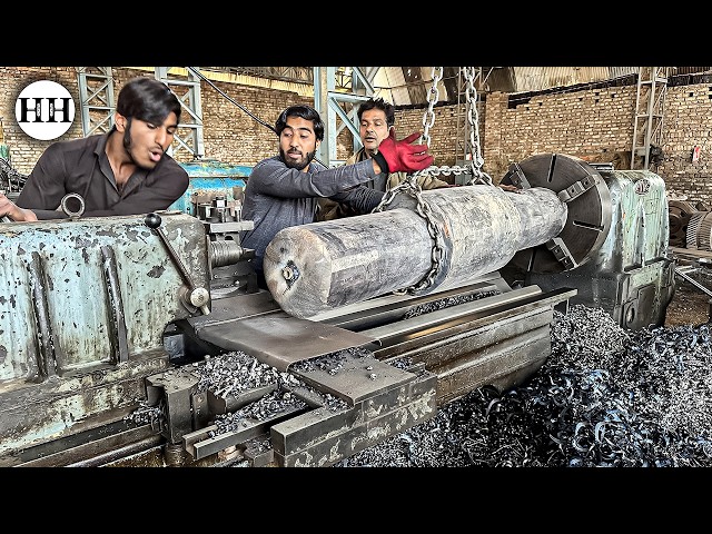 15 Days How We Used Old Tech to Machine a Huge Pinion Shaft