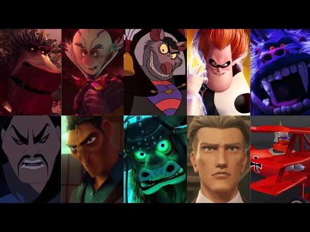 Defeats of My Favorite Animated Movie Villains Part 2