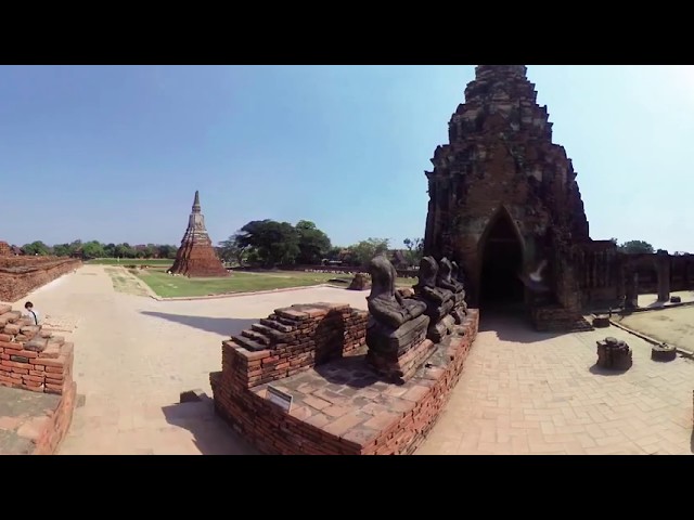 Tourwat - Wat Chai Wattanaram,  Ayutthaya, Thailand (VR 360 Panorama Tour) วัดไชยวัฒนาราม อยุธยา