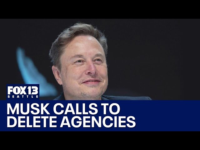 Elon Musk calls to delete entire US government agencies