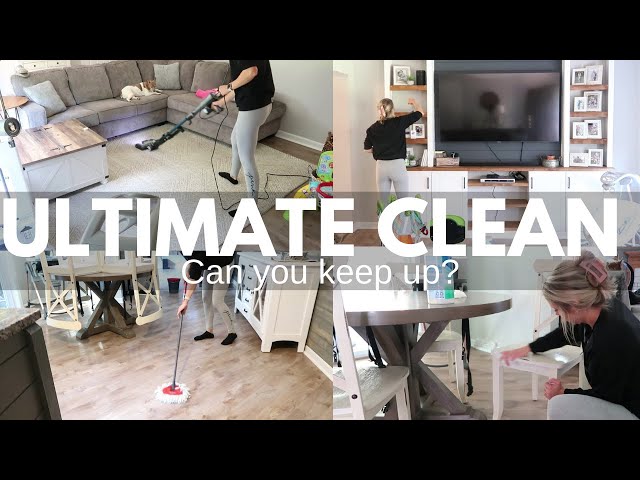 ULTIMATE CLEAN with ME Can You Keep Up With Me? | Whole House Clean With Me | 2024