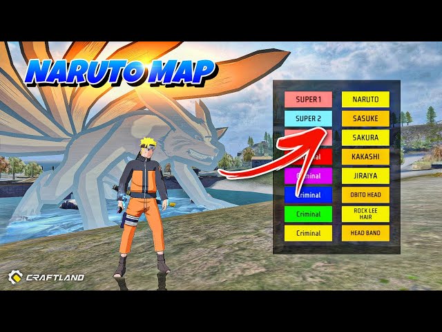 Naruto Craftland Map Code | Freefire SacSo