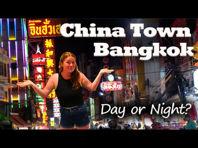 CHINATOWN BANGKOK, The difference between Day and Night