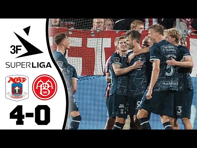 AAB - AGF 0-4 3F Superliga Highlights