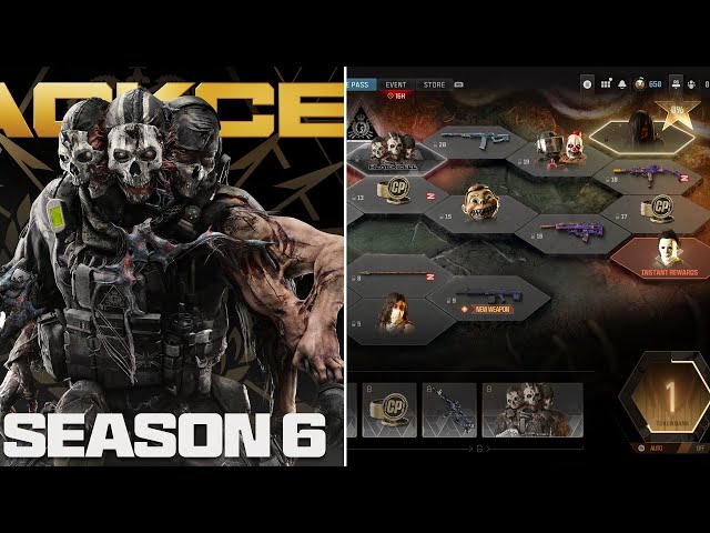 FULL MW3 Season 6 Battle Pass Operators & Blackcell SHOWCASE! (Tier 100 & MORE!) - Modern Warfare 3