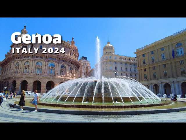 🇮🇹 Step into the beauty of Genoa, Italy - 4K video