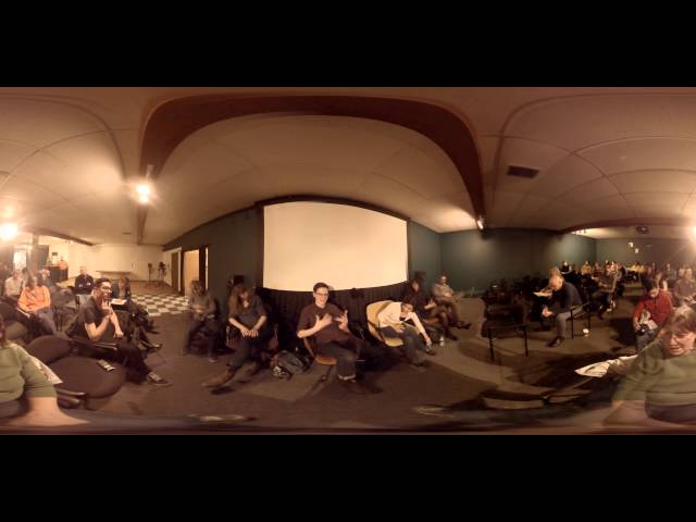 360 video clip of Perils of Documentary Productions Panel at Chicago Filmmakers