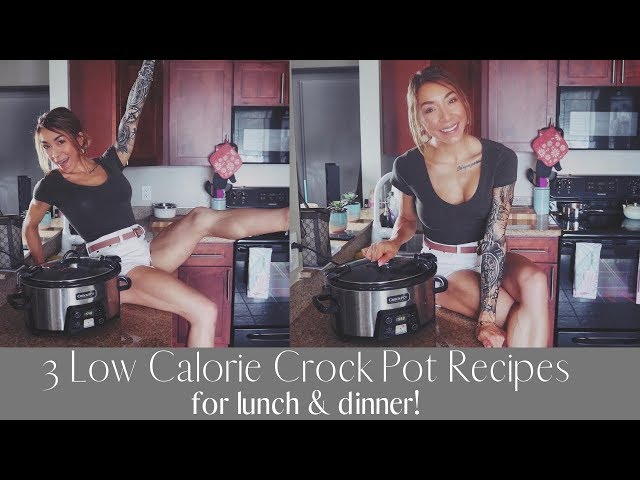 3 Crockpot Recipes for Lunch & Dinner! | Low Calorie Meal Prep Ideas!