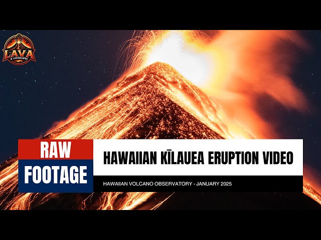 RAW FOOTAGE!! Kilauea Volcano Eruption! Stunning Footage of Lava Flow in Hawaii 🌋🔥