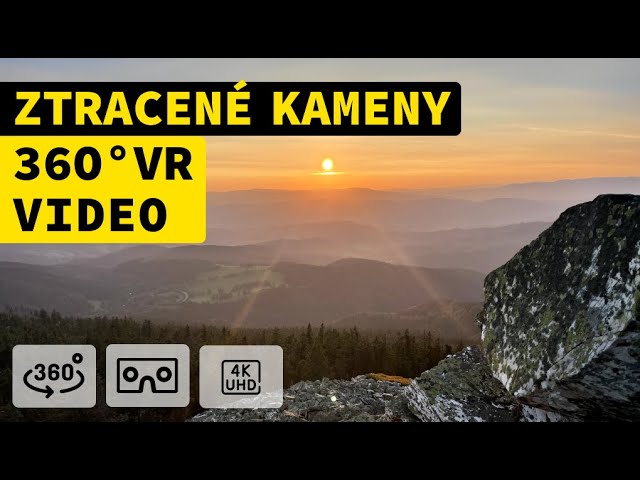 Lost Stones - Jeseníky - 360 4K video Meta Quest / Virtual Reality / Czech Mountains.