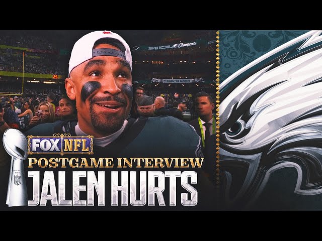 Jalen Hurts is emotional after his first Super Bowl win: 'I'm still processing it' | NFL on FOX