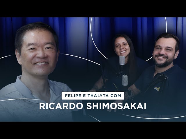 Felipe e Thalyta com Ricardo Shimosakai