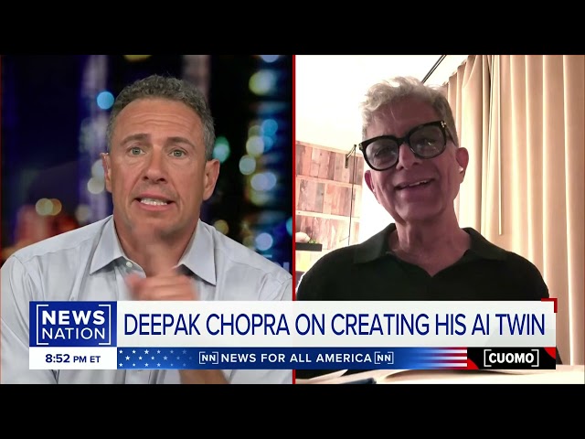 Deepak Chopra appearance on Cuomo courtesy of News Nation - September 2024